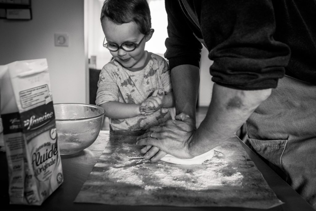 prestations photographe famille la pizza entre père et fils