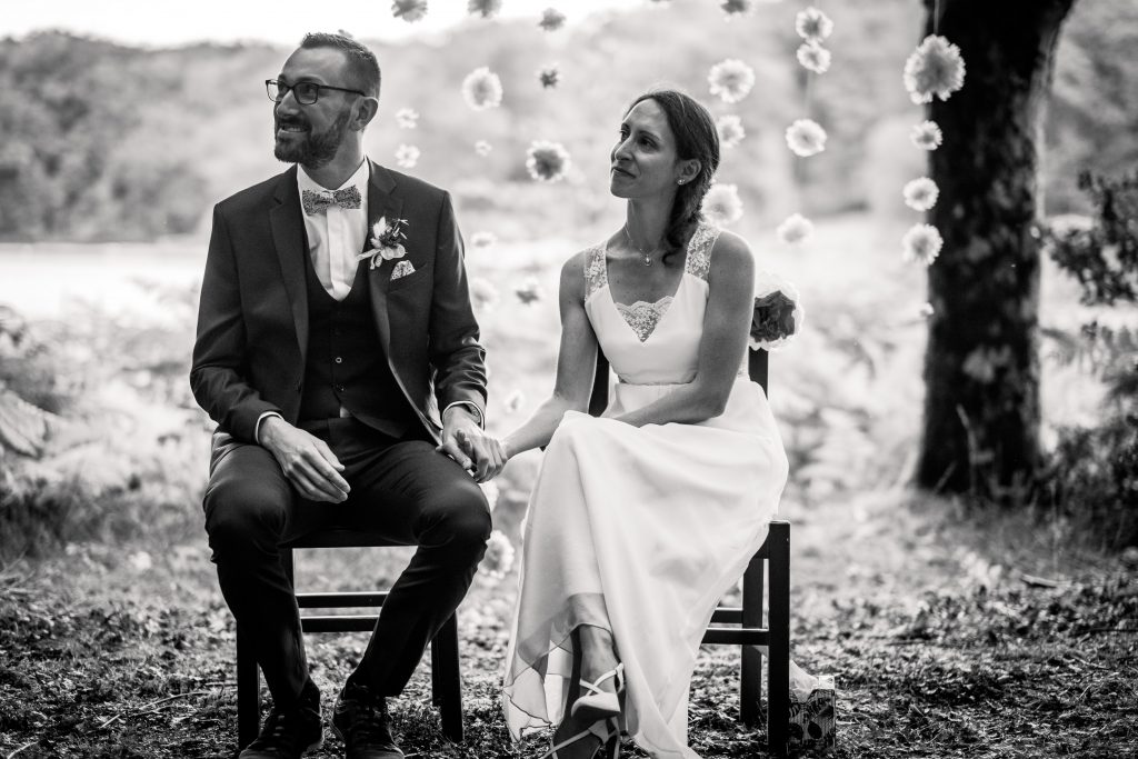photographe mariage étangs de taysse cérémonie laïque couple