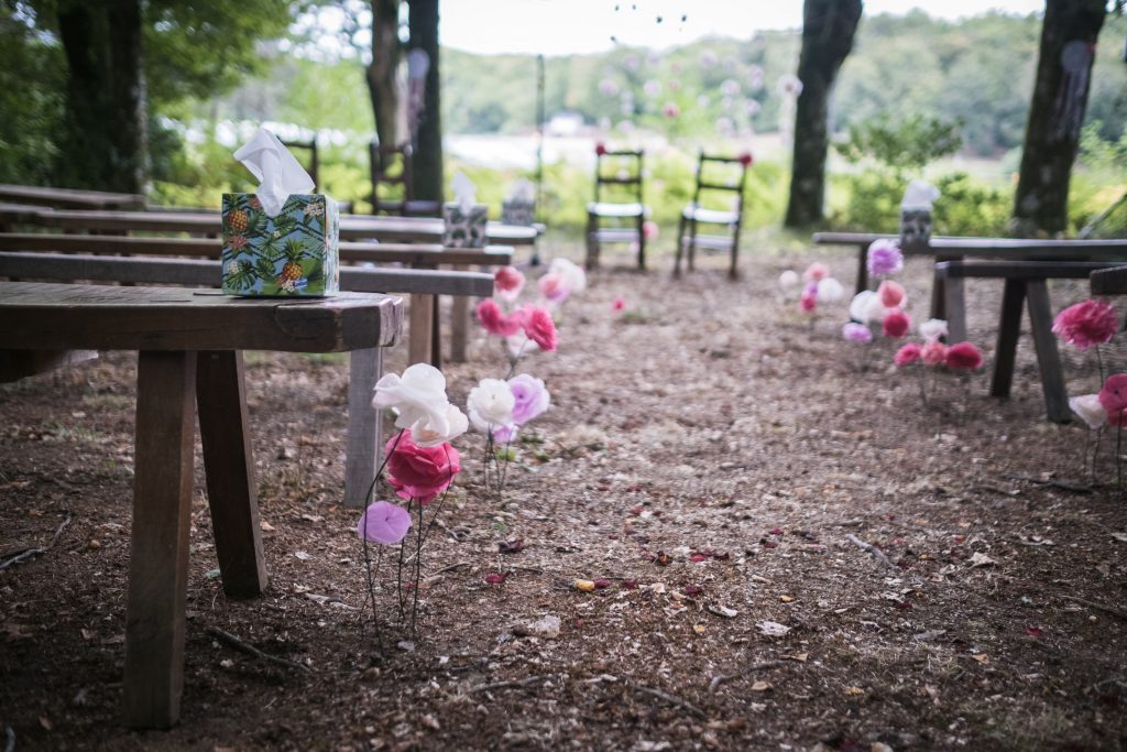 photographe mariage etangs de taysse cérémonie laïque set up